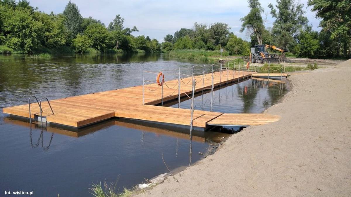 Miejsce startu spływu kajakowego - Wiślica